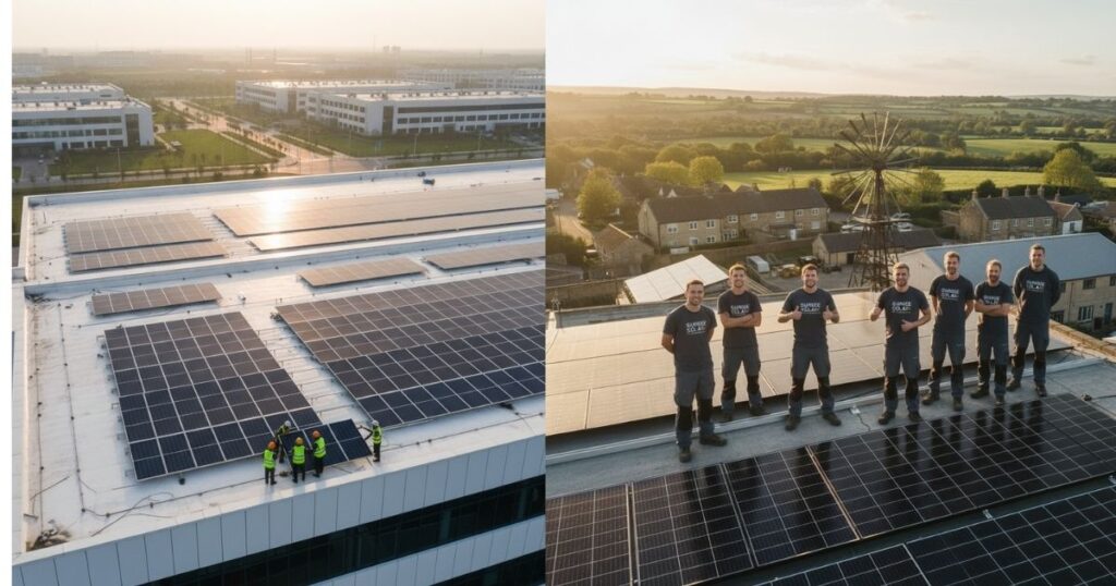 best commercial solar panel installation company